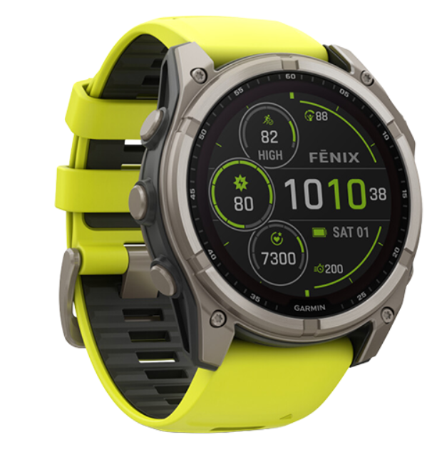 Garmin Fēnix 8 Solar Sapphire GPS 51 mm – Gult